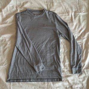 Vineyard Vines Edgartown Long Sleeve T-Shirt Navy Striped (Boys 18)